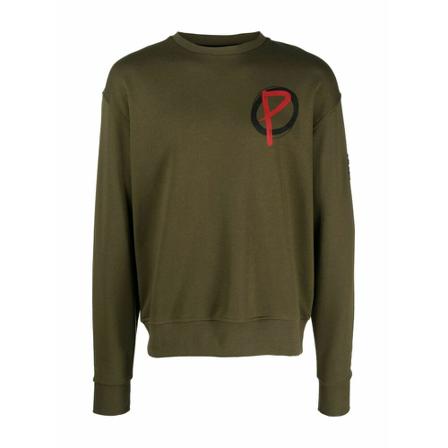 Peuterey Round-neck Strik Grøn, Herre Strik, Størrelse: S