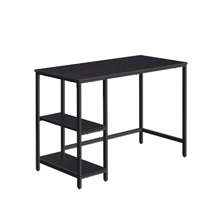 Rootz Maple White Skrivebord - Spånpladebord - Stålben - Rummelig arbejdsflade - 50 cm x 100 cm x 76 cm - Letvægts 14,3 kg - Inkluderer tilbehørspakke