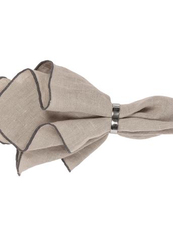 Gracie Napkin Home Textiles Kitchen Textiles Napkins Cloth Napkins Beige Broste Copenhagen