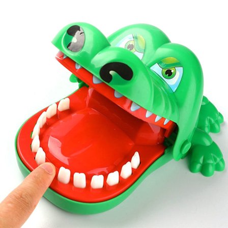 Krokodiltandläkare - Spel och lek för barn Grön