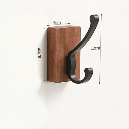 Trækrog Valnød hængende bøjle C C