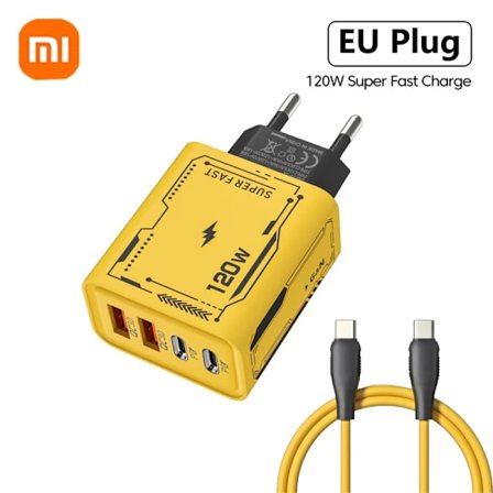 Xiaomi Original 120W Laddare Ultra Snabb Laddning Type-C GaN Telefonladdare USB-C QC 3.0 Telefonladdaradapter För iPhone Samsung