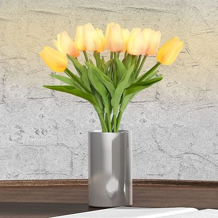 Blomsterlampe Batteridrevet Tulipaner Nattelys