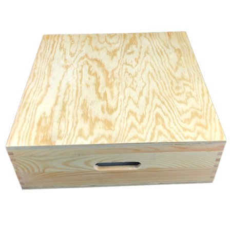 Hieno neliön muotoinen saippualimppu silikonimuotti puisella laatikolla, 8 kg