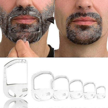 Skjeggstylingverktøy for menn - Skjeggmal for barbering