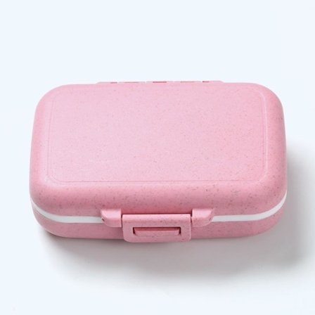 dosett pillerask medicin ask piller dosett 6 fack rosa