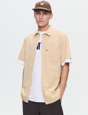 WOOD WOOD Wwera Gingham - Beige - M