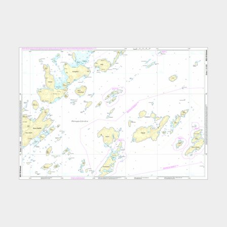 Special Chart Hydrographica 622-19 Grönsö/Gråbådarna, A2 unfolded (plano)