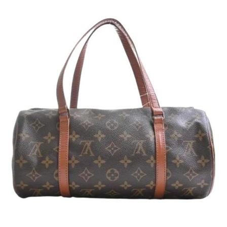 Louis Vuitton Vintage, Pre-owned Polyester handbags Bruin, Dames, Maat:ONE Size
