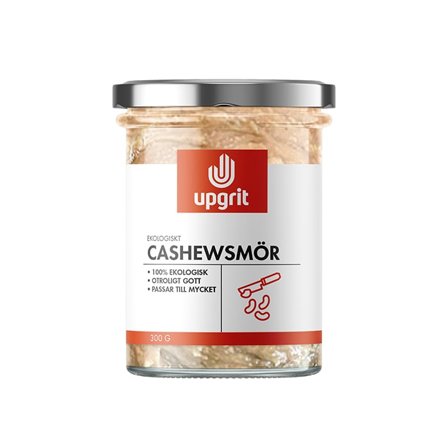 Upgrit Cashewnøttsmør ØKO 300 g