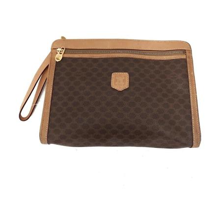 Celine Vintage Clutches Brun, unisex Vintage Tasker, Størrelse: ONE Size