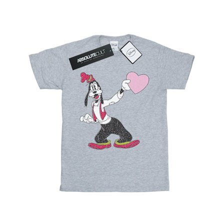 Disney Dam/Kvinnor Goofy Kärlek Hjärta Bomull Boyfriend T-Shirt