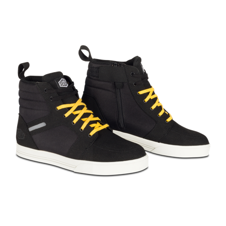 Motorradsneaker Segura Santana Schwarz/Gelb 40