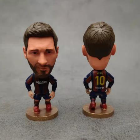 Real Madrid Paris Doll -koriste-esine malli työpöydän koriste Barcelona Messi