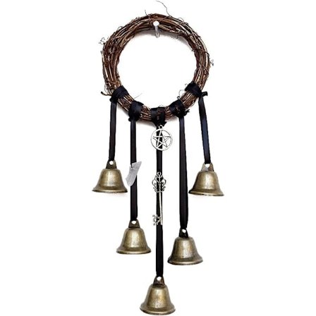 4,7" Hekseklokker, Heksegreier, Magisk Hjemmebeskyttelse, Fjern Negativ Energi, Tiltrekker Positiv, Wiccansk Dekor, Hekseri Wicca-Rekvisita.