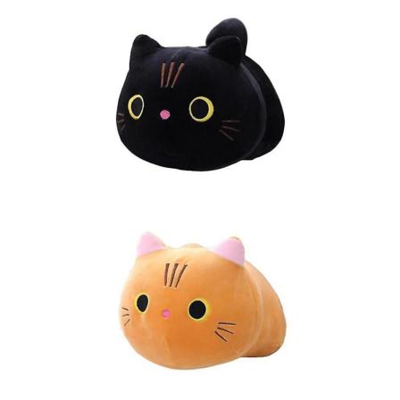 2pieces Big Cat Plysch Kramar Mjuk Kattunge Plysch