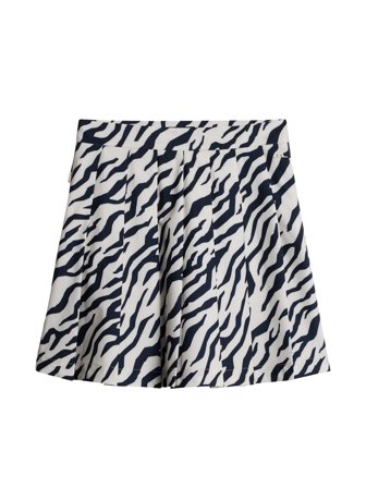 J.Lindeberg - Golf - Adina Print Skirt - Grå - Kvinna - XS