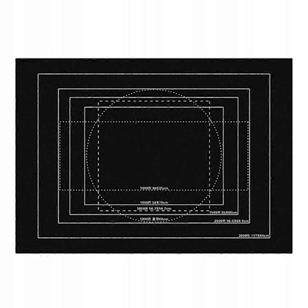 3000 brikker Puslespill Rull Opp Matte Spill Gulvmatte Brett Tube 3000 Svart[YATOY]