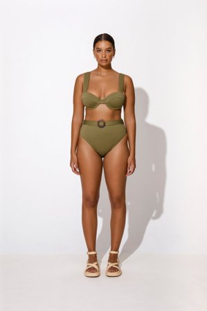 Malina - Aleah Bikinihose - XL - Green