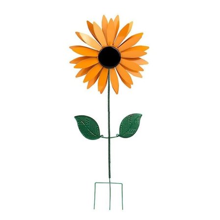 Solsikke vindklokker, hage solsikke vindmøller med metallstake