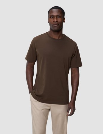 Shaping New Tomorrow - Supima T-shirt - Saddle Brown - Herre - Størrelse M