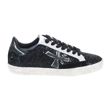 Premiata, Flat shoes Zwart, Dames, Maat:36 EU