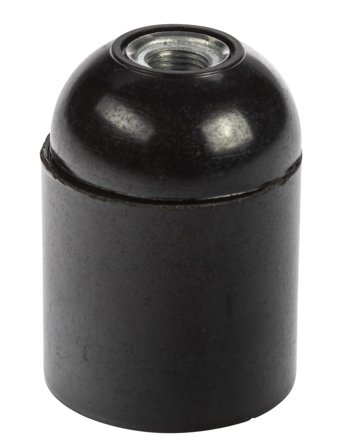 Nordic Quality Lampsockel E27, Svart