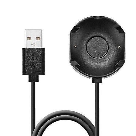 1m USB laddningskabel för Nokia Steel Hr Smart Watch -laddare med halkfri silikonbas 1 st smarta tillbehör (utan watch)