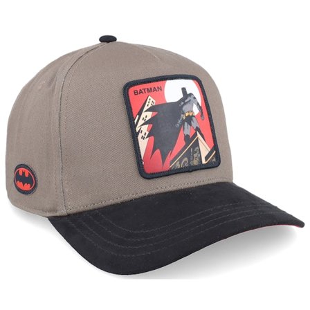 Capslab - Dc Comics Batman Dark Green/Black A-Frame Adjustable Adjustable Green Cap - @ Hatstore