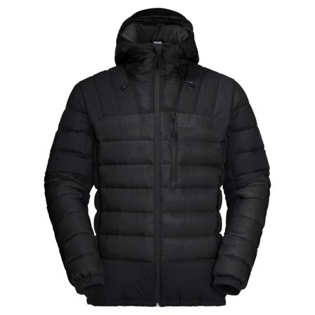 Jack Wolfskin Men's North Climate Jacket Men warmly-lined down jackets Black XL