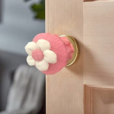 4 stk. dørhåndtakdeksler for vanlige runde dørhåndtak, gjenbrukbare a