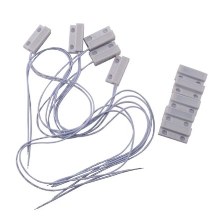 5 stk. -38 Kablet Dørvindussensor Magnetisk Bryter For Hjemmealarmsystem, Når Sensor Sammen, Norma