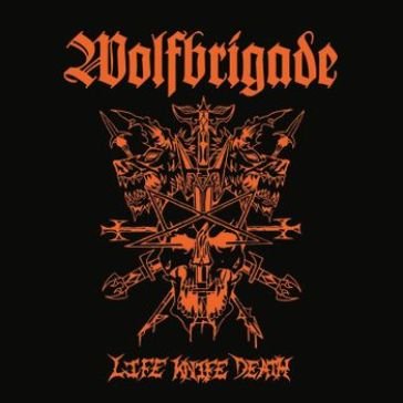 Life knife death - dark grey marbled Wolfbrigade