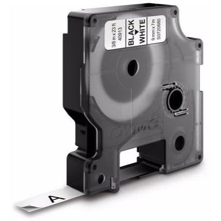 DYMO Standard D1 Tejp 9 mm Svart på vitt, Märkning & markering