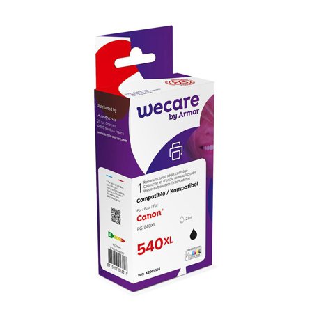 WECARE Bläckstrålepatron, Canon PG-540XL, svart - Lyreco - Toner och bläck - Bläckpatroner - Bläckpatroner WeCare