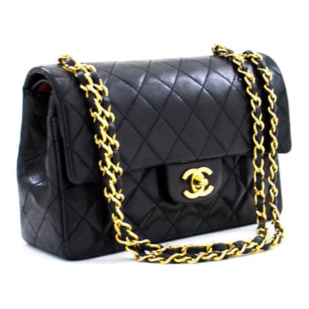 Chanel Vintage, Pre-owned Timeless Bag Zwart, Dames, Maat:ONE Size,leer