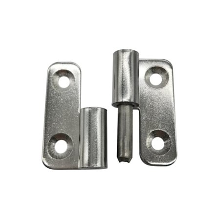 1 stk 1,5" avtagbart hengsel, små glidende leddflapshengsler, løft O