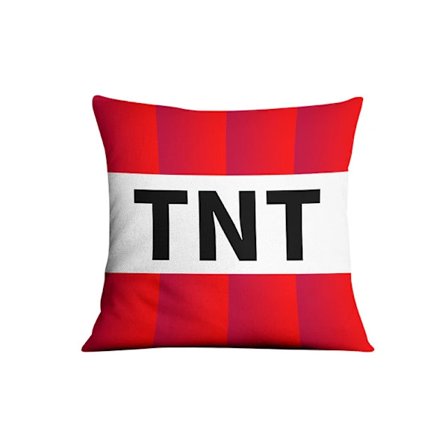 Hot tilbud til lav pris! Minecraft Dekorativt Pudebetræk 45cmX45cm-Glad