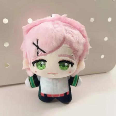 10cm Vindbrækker Nøglering Sakura Umemiya Plys Dukke Mini Hayato Suo Choji REN Anime Tilbehør Taske Vedhæng Fyldte Legetøj G