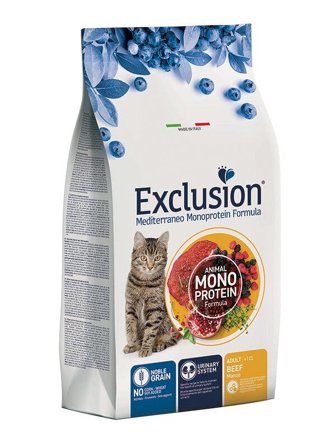 Exclusion Mediterraneo Monoprotein Noble Grain Adult Beef