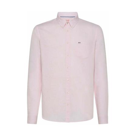 Sun68, Formal Shirts Roze, Heren, Maat:S