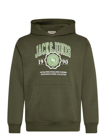 Jjmako Sweat Hood Green Jack & J S