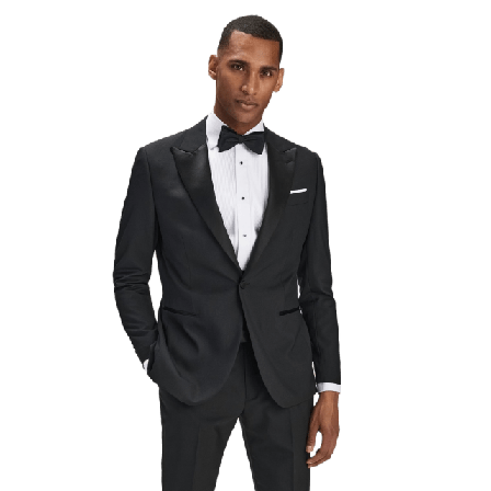 John Henric Tuxedo Jacket Dante Necessärer Herr Svart 54