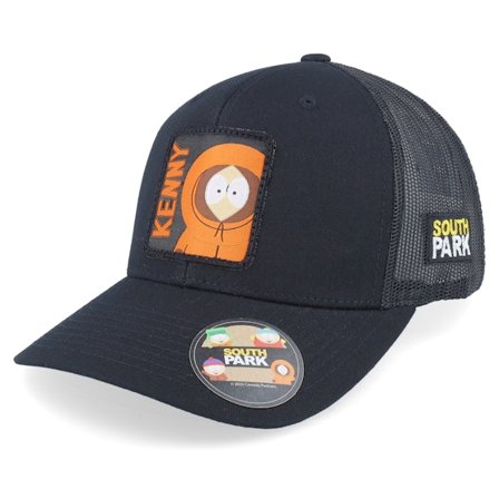 South Park - Kenny Mccormick Patch Black Trucker Trucker Black Cap - @ Hatstore