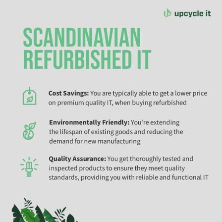 Upcycle IT HP ProDesk 400 G5 SFF | i5-8400T | 16GB | 256GB | IntelÂ UHD Graphics | Windows 11 Pro | 2years | Refurbished A-grade