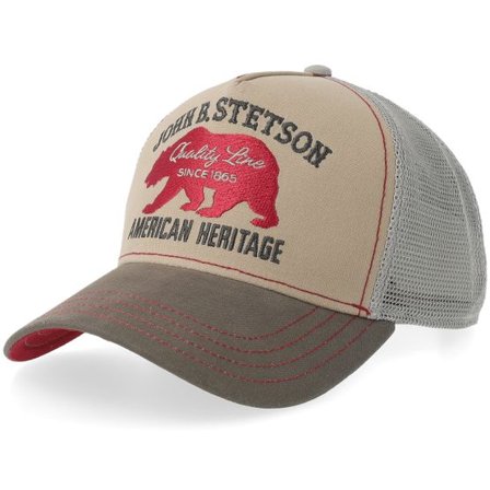 Stetson - Beige trucker Keps - Bear Sonstige Trucker @ Hatstore