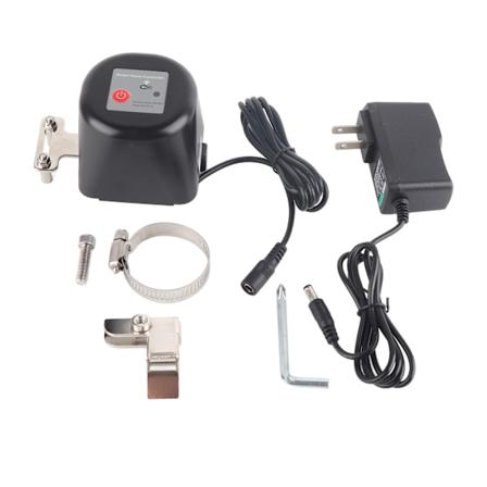 WIFI Smart Gasspjeld for Tuya APP Fjernkontroll Timing Trådløs Bryter for Automatisk Manuell Kontroll Vannrør US Plug