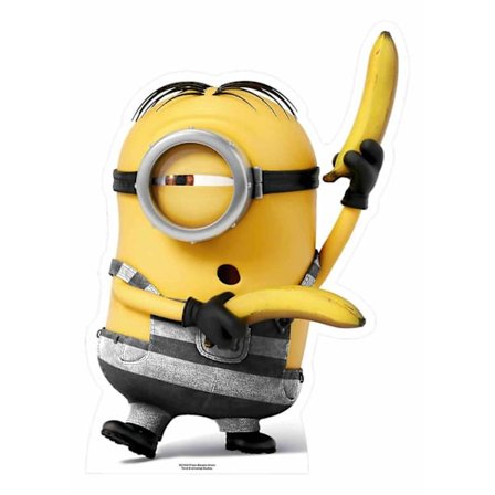 Fange Minion med Bananer Mini Pappfigur / Standee / Stående [D]