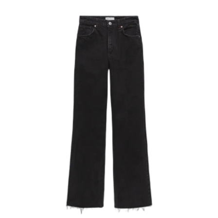 Urtvättade vida zara jeans