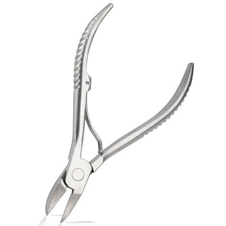 Kraftige fodplejer negleklippere, egnet til tykke og indgroede negle, håndsmeltet tåneglklipper i rustfrit stål.